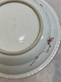A Chinese famille verte 'phoenixes' dish, Kangxi