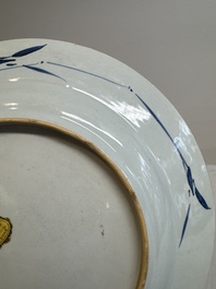 A Chinese doucai 'bird and flowering branches' dish, Yongzheng