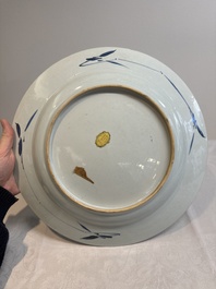A Chinese doucai 'bird and flowering branches' dish, Yongzheng
