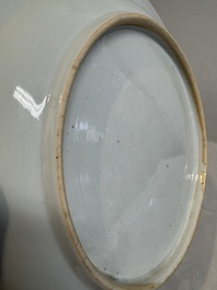 A Chinese famille rose 'rooster' dish, Yongzheng