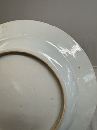 A Chinese famille rose 'rooster' dish, Yongzheng