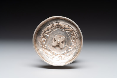 A Chinese silver rose water sprinkler for the Ottoman market, Jin Ji 覲記 mark, 18/19th C.