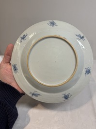 A Chinese Imari-style 'Parasol Ladies' plate after Cornelis Pronk, Qianlong