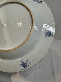 A Chinese Imari-style 'Parasol Ladies' plate after Cornelis Pronk, Qianlong