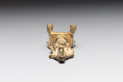 A Chinese gilt-bronze Buddha, Sui/Tang