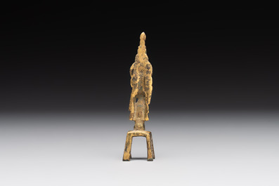 A Chinese gilt-bronze Buddha, Sui/Tang