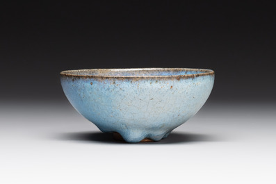 A small Chinese 'jun' bowl, Yuan/Ming