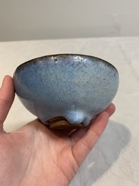 A small Chinese 'jun' bowl, Yuan/Ming