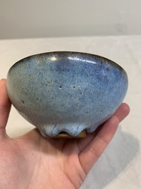 A small Chinese 'jun' bowl, Yuan/Ming
