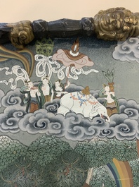 A Tibetan thangka depicting White Tara, 18/19th C.