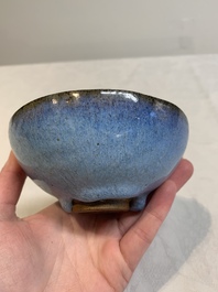 A small Chinese 'jun' bowl, Yuan/Ming
