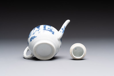 Four Chinese blue and white wares for the Vietnamese market, chơi ngọc 玩玉 and Jiaqing mark, 19th C.