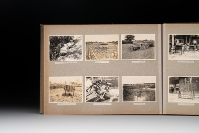 A photo album with sights, landmarks and people of Shanghai, 19/20th C.