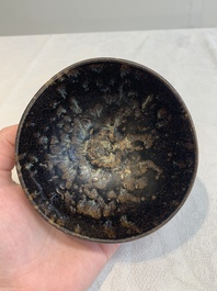 A Chinese Jizhou tortoiseshell-glazed tea bowl, Southern Song