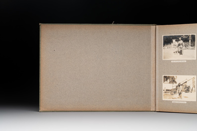 A photo album with sights, landmarks and people of Shanghai, 19/20th C.