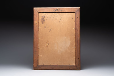 Jean Bouchaud (1891-1977): 'Abbot Monk Liao Ran 了然 of Qiongzhu Temple 筇竹寺', signed and dated 1925
