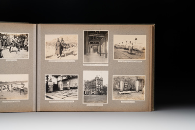A photo album with sights, landmarks and people of Shanghai, 19/20th C.