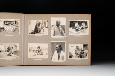 A photo album with sights, landmarks and people of Shanghai, 19/20th C.