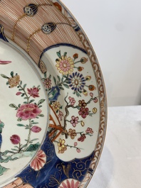 A pair of Chinese famille rose 'Lan Caihe' dishes, Yongzheng