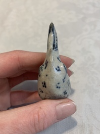 Three Annamese or Vietnamese blue and white fish-form water droppers, 15/16th C.