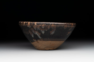 A Chinese Jizhou tortoiseshell-glazed tea bowl, Southern Song
