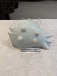 Three Chinese blue, white and copper-red ko-sometsuke pieces for the Japanese market, Tianqi