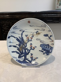 Three Chinese blue, white and copper-red ko-sometsuke pieces for the Japanese market, Tianqi
