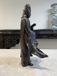 A Japanese bronze Kannon, Meiji, 19/20th C.