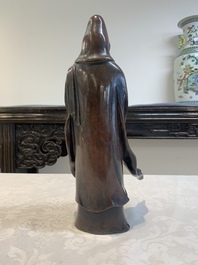 A Japanese bronze Kannon, Meiji, 19/20th C.