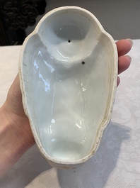 A Chinese famille rose duck-shaped tureen and cover, Qianlong