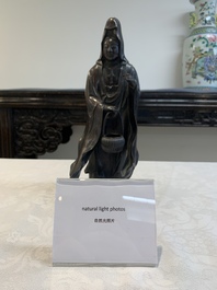 A Japanese bronze Kannon, Meiji, 19/20th C.