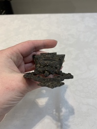 Two small Sino-Tibetan bronze Buddhas, 19/20th C.