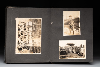 Two photo albums of a Japanese military academy and military operations in China, 1st half 20th C.