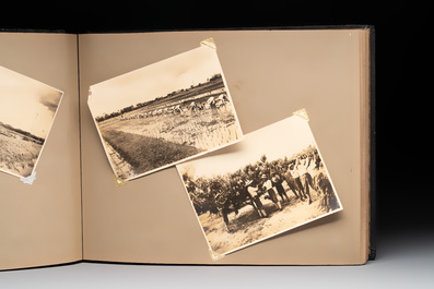 Two photo albums of a Japanese military academy and military operations in China, 1st half 20th C.