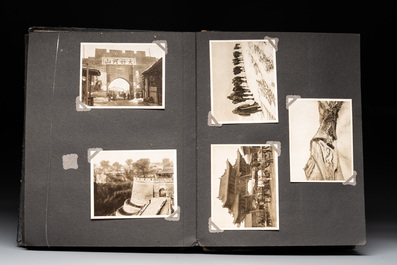 Two photo albums of a Japanese military academy and military operations in China, 1st half 20th C.