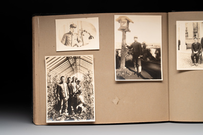 Two photo albums of a Japanese military academy and military operations in China, 1st half 20th C.
