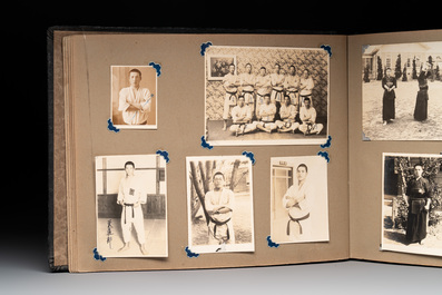 Two photo albums of a Japanese military academy and military operations in China, 1st half 20th C.