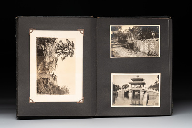 Two photo albums of a Japanese military academy and military operations in China, 1st half 20th C.