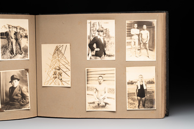 Two photo albums of a Japanese military academy and military operations in China, 1st half 20th C.