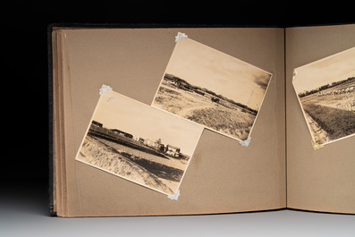 Two photo albums of a Japanese military academy and military operations in China, 1st half 20th C.