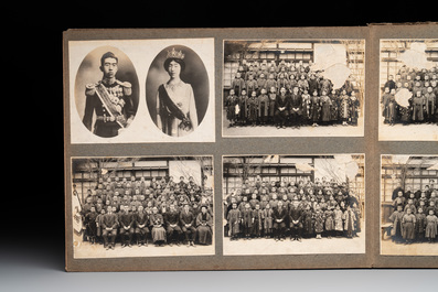 Six photo albums with sights, landmarks and people of Japan, 1st half 20th C.