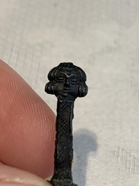 Two pewter-lead alloy pilgrim's badges, The Netherlands, 14/15th C.