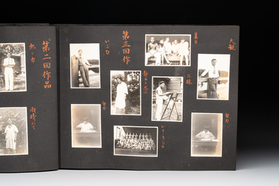 Six photo albums with sights, landmarks and people of Japan, 1st half 20th C.