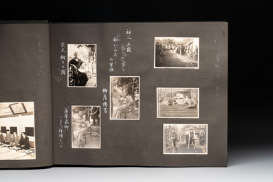 Six photo albums with sights, landmarks and people of Japan, 1st half 20th C.