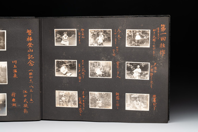 Six photo albums with sights, landmarks and people of Japan, 1st half 20th C.
