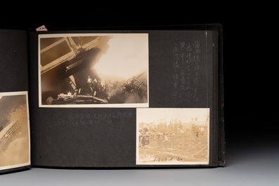 (Graphic content!) A photo album of Japanese military personnel and military operations in China, 1st half 20th C.
