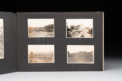 Six photo albums with sights, landmarks and people of Japan, 1st half 20th C.