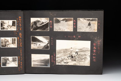 Six photo albums with sights, landmarks and people of Japan, 1st half 20th C.