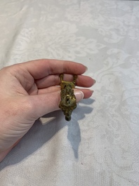 A Chinese gilt-bronze Buddha, Sui/Tang