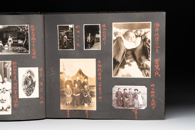 Six photo albums with sights, landmarks and people of Japan, 1st half 20th C.